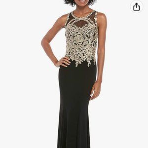 Xscape Black and Gold size 12